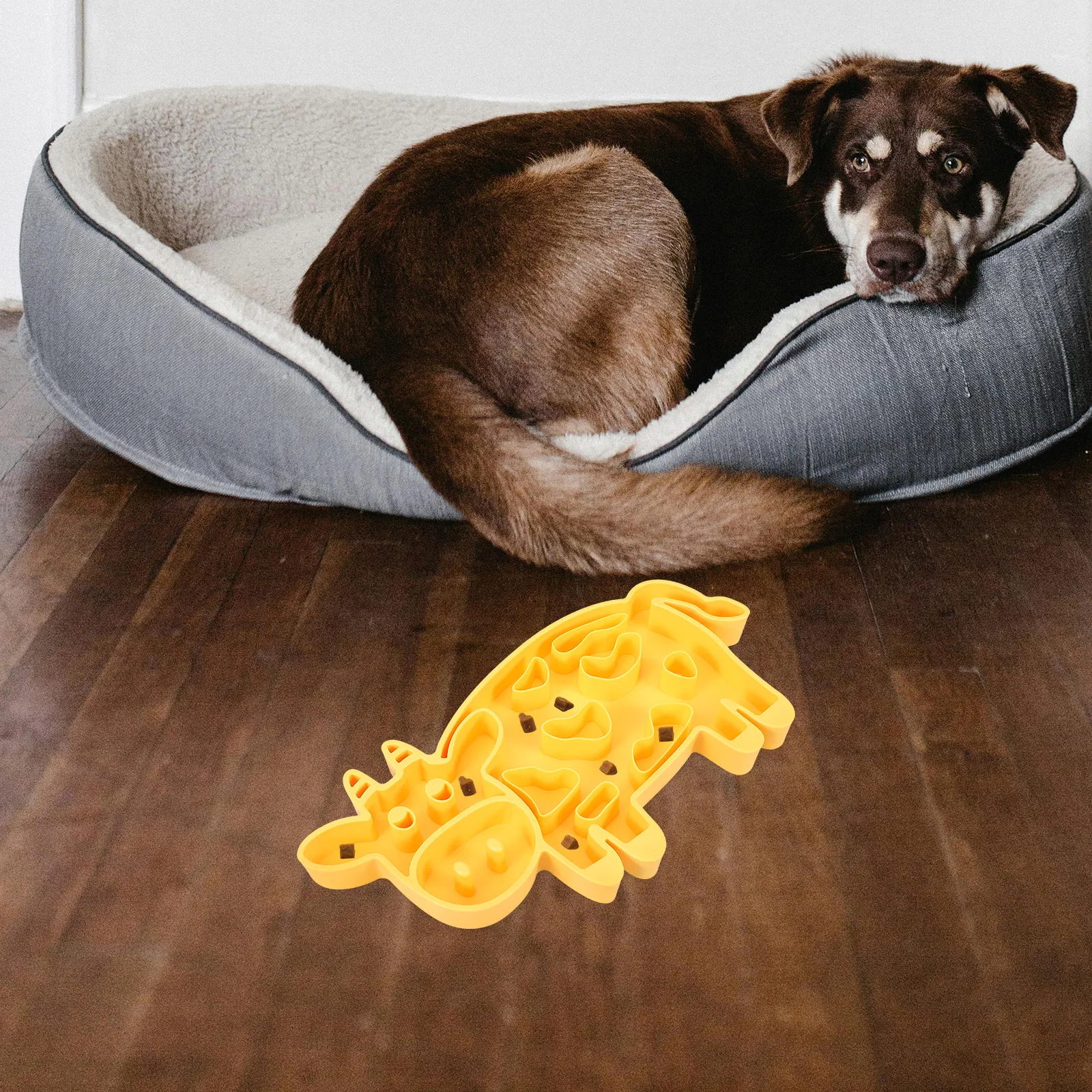 Pet Slow Feeder Bowl Yellow Anti Choking Eating Small Cats Dogs Large Capacity Non Slip Easy Clean Storage Friendly Practical
Pet Slow Feeder Bowl Yellow Anti Choking Eating Small Cats Dogs Large Capacity Non Slip Easy Clean Storage Friendly Practical