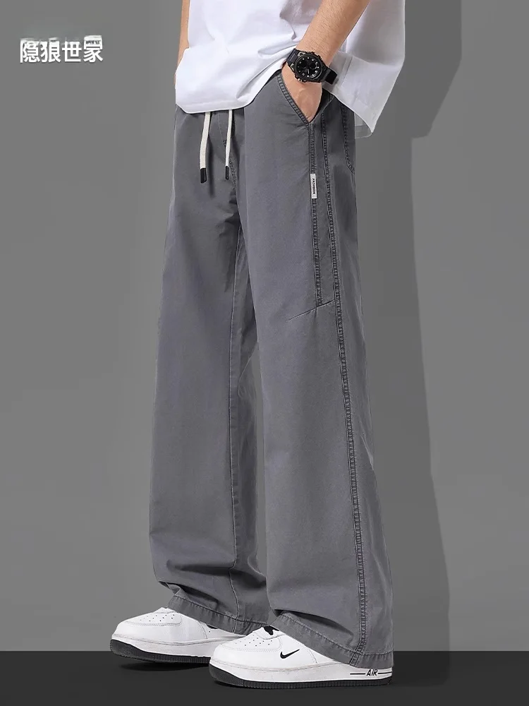 Мужские летние новые брюки в американском ретро-стиле, свободные, прямые, из хлопка, повседневные, драпированные, широкие, спортивные, дышащие, комфортные
Мужские летние новые брюки в американском ретро-стиле, свободные, прямые, из хлопка, повседневные, драпированные, широкие, спортивные, дышащие, комфортные