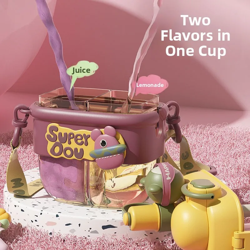 Детская пластиковая кружка большой емкости для питья воды, с двойным назначением, для девочек, с высоким эстетическим качеством
Детская пластиковая кружка большой емкости для питья воды, с двойным назначением, для девочек, с высоким эстетическим качеством