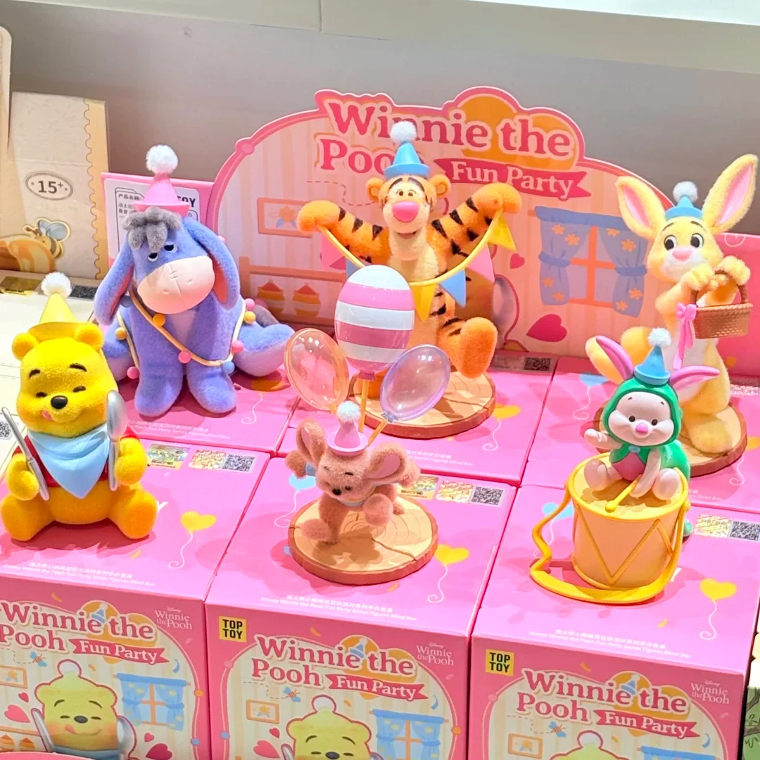 Disney Winnie The Pooh Fun Party Series Flocking Blind Box Anime Figure Winnie The Pooh Tigger Piglet Eeyore Collection Model
Disney Winnie The Pooh Fun Party Series Flocking Blind Box Anime Figure Winnie The Pooh Tigger Piglet Eeyore Collection Model