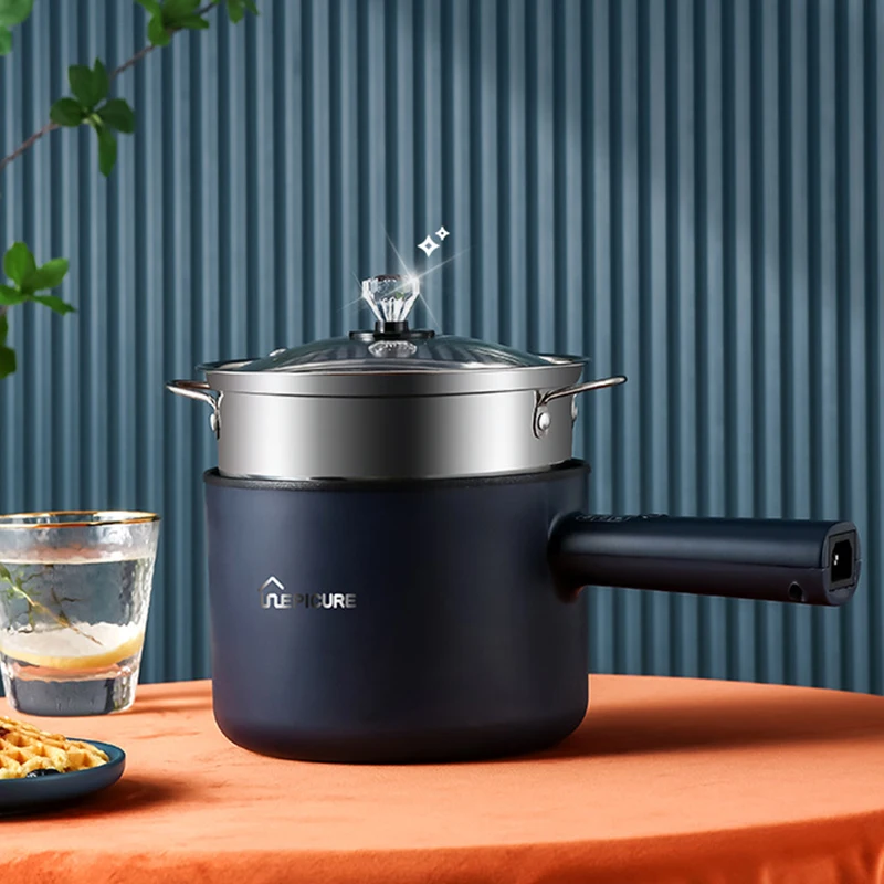 Электрическая нагревательная кастрюля с антипригарным покрытием и одним щелчком мыши. Простое управление. Безопасная конструкция с защитой от ожогов для легкой очистки.
Электрическая нагревательная кастрюля с антипригарным покрытием и одним щелчком мыши. Простое управление. Безопасная конструкция с защитой от ожогов для легкой очистки.