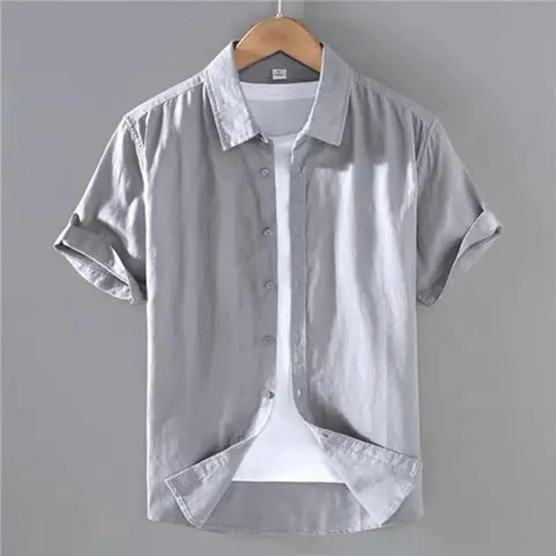 Lightweight Breathable Linen ort Sve Casual irt Men Summer Japanese Sle Color ket Collar f Sve irt
Lightweight Breathable Linen ort Sve Casual irt Men Summer Japanese Sle Color ket Collar f Sve irt