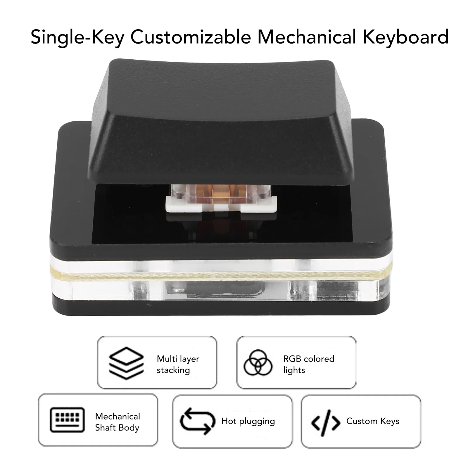Programmable User Defined USB Button Single Keyboard Switch OSU Keypad RGB Mechanical Red Switch Type C Wired Customized Key
Programmable User Defined USB Button Single Keyboard Switch OSU Keypad RGB Mechanical Red Switch Type C Wired Customized Key