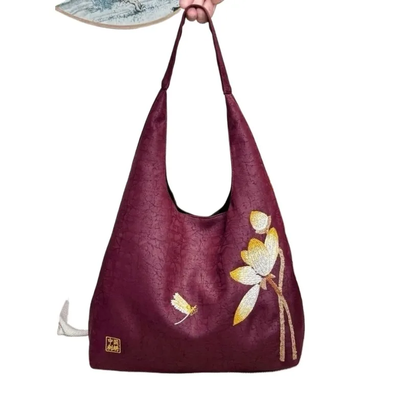 Ethnic Style Embroidered Hand-held Large Bag Simple Hand-held Tote Women's Bag Exquisite Simple Leisure Personalized Trend Retro
Ethnic Style Embroidered Hand-held Large Bag Simple Hand-held Tote Women's Bag Exquisite Simple Leisure Personalized Trend Retro