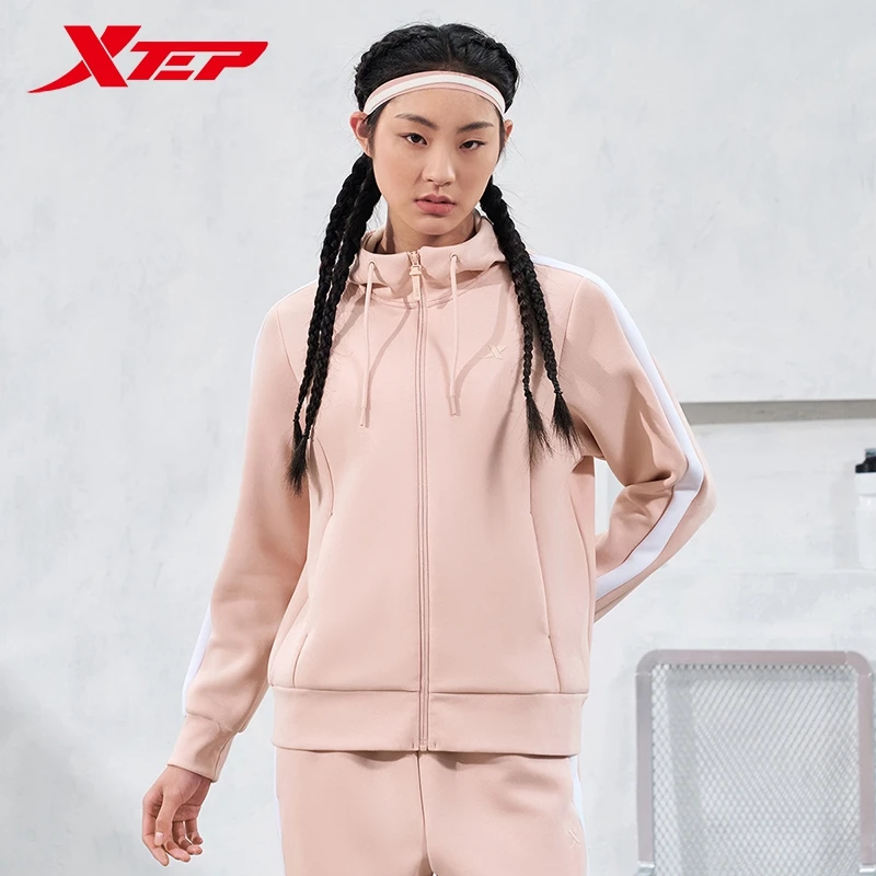 Xtep Knitted Hooded For Women 2024 Spring Soft Leisure Durability Coat Comfortable Trendy Fashion Tops 976128940049
Xtep Knitted Hooded For Women 2024 Spring Soft Leisure Durability Coat Comfortable Trendy Fashion Tops 976128940049