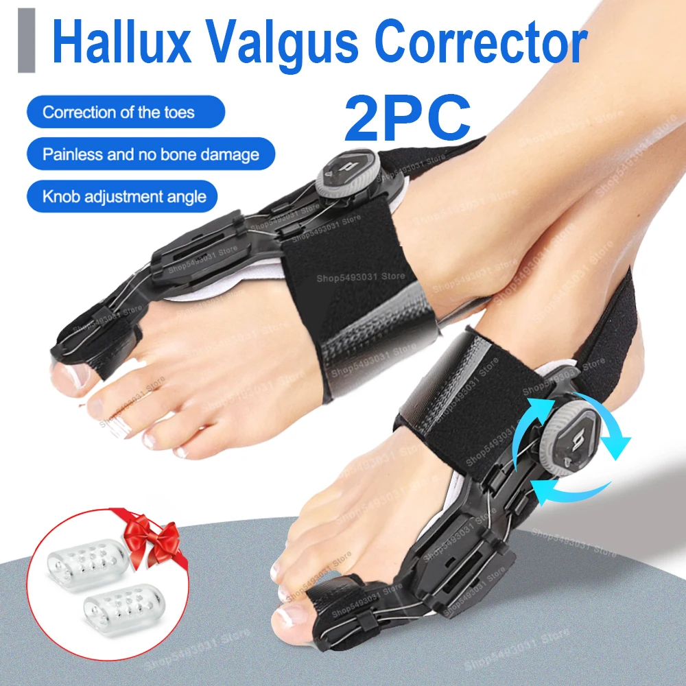 Bunion Corrector Unisex Foot Hallux Valgus Braces Rotatable Toe Separator Straightener Adjustable Pedicure Finger Toe Corrector
Bunion Corrector Unisex Foot Hallux Valgus Braces Rotatable Toe Separator Straightener Adjustable Pedicure Finger Toe Corrector