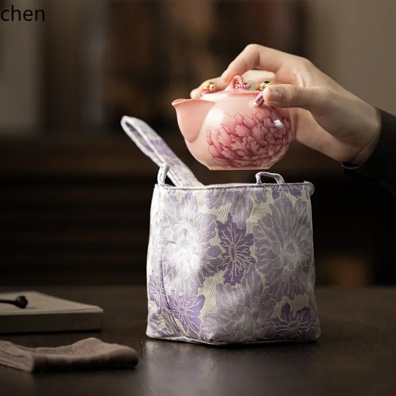 teapot storage bag - portable cloth tote for outdoor tea sets, home tea accessories organizer
teapot storage bag - portable cloth tote for outdoor tea sets, home tea accessories organizer
