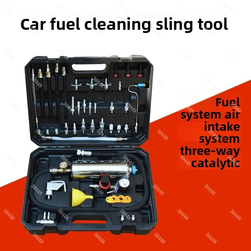 Non-Disassembly Cleaning Tool Kit for Fuel Injector, Catalytic Converter, Throttle, and Intake System
Non-Disassembly Cleaning Tool Kit for Fuel Injector, Catalytic Converter, Throttle, and Intake System