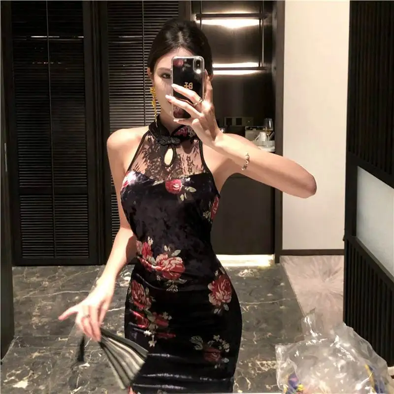 Черное облегающее платье-бодикон с открытой спиной, на шнуровке, прозрачное, для женщин, осеннее, мини, с завязками на шее, ночное белье, ночная сорочка, GF
Черное облегающее платье-бодикон с открытой спиной, на шнуровке, прозрачное, для женщин, осеннее, мини, с завязками на шее, ночное белье, ночная сорочка, GF