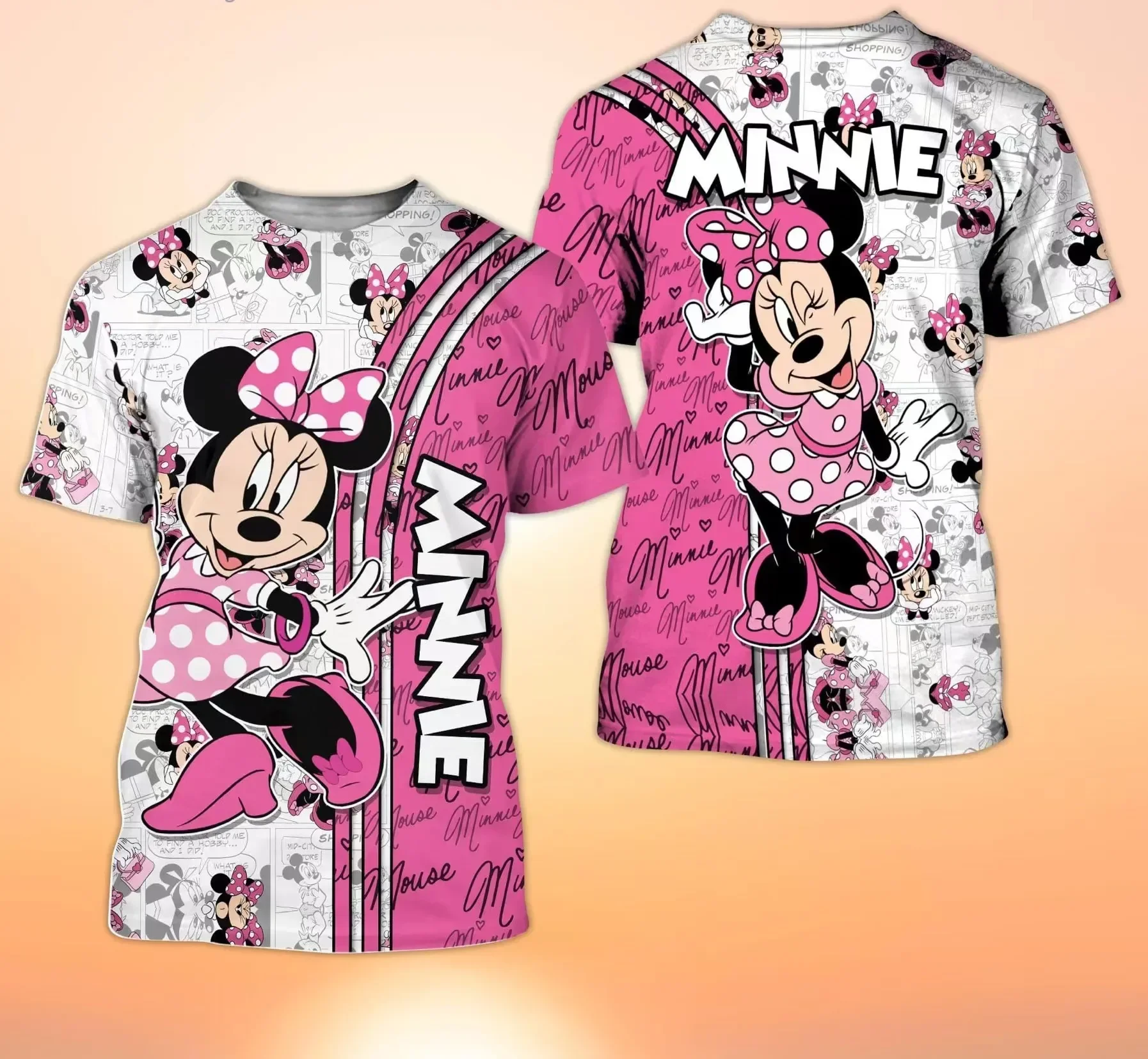 2024 Disney Minnie Mouse Disney Cartoon Comic 3D Printed Design Men Women Street Casual Couple Top T-shirt
2024 Disney Minnie Mouse Disney Cartoon Comic 3D Printed Design Men Women Street Casual Couple Top T-shirt