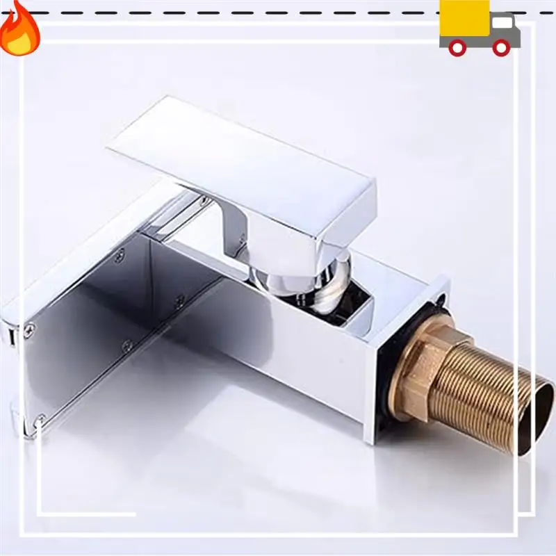 Basin Outlet, Bathroom Single Hot And Cold Water Outlet, Color-Changing Square Washbasin Bathroom Cabinet Outlet
Basin Outlet, Bathroom Single Hot And Cold Water Outlet, Color-Changing Square Washbasin Bathroom Cabinet Outlet