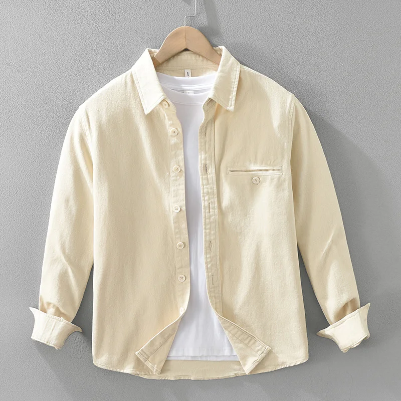 100%Cotton Men's Japanese Overalls Long Sleeve Shirt, Casual Camping Fishing Loose Top, Natural Cotton Fabric Thin Coat
100%Cotton Men's Japanese Overalls Long Sleeve Shirt, Casual Camping Fishing Loose Top, Natural Cotton Fabric Thin Coat