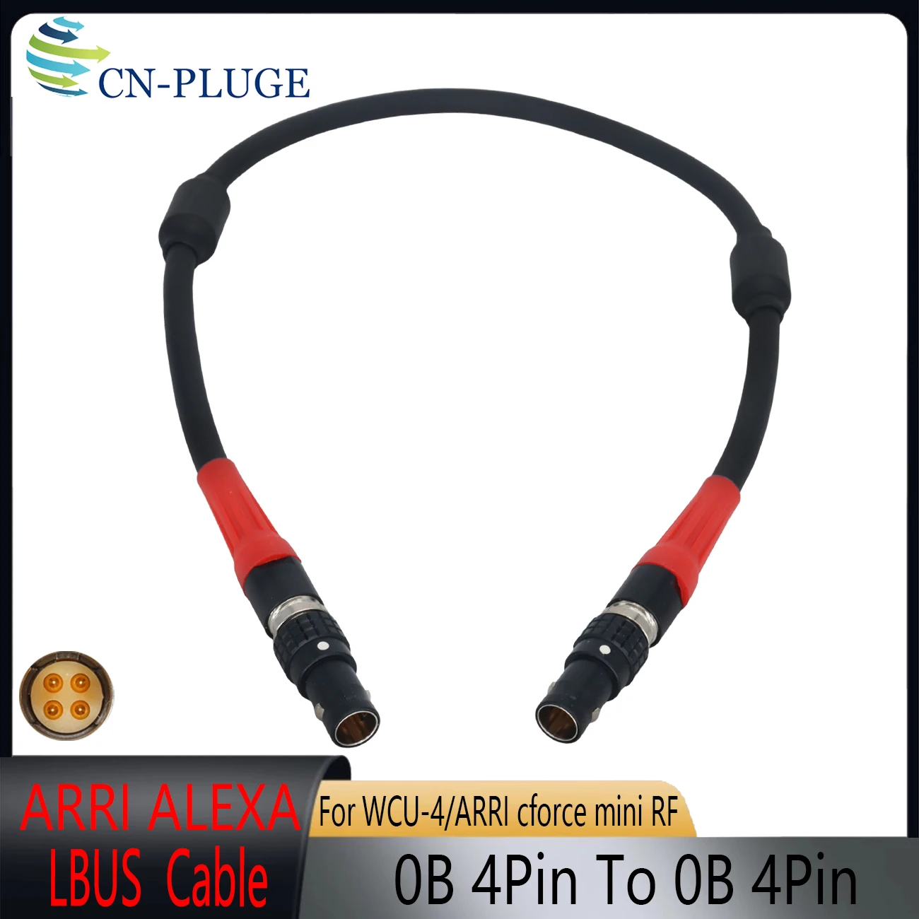 ARRI LBUS 0B 4Pin to 4Pin Black Cable For WCU-4 Follow Focus Motor ARRI LBUS FIZ MDR Wireless Focus Wire LBUS Cable
ARRI LBUS 0B 4Pin to 4Pin Black Cable For WCU-4 Follow Focus Motor ARRI LBUS FIZ MDR Wireless Focus Wire LBUS Cable