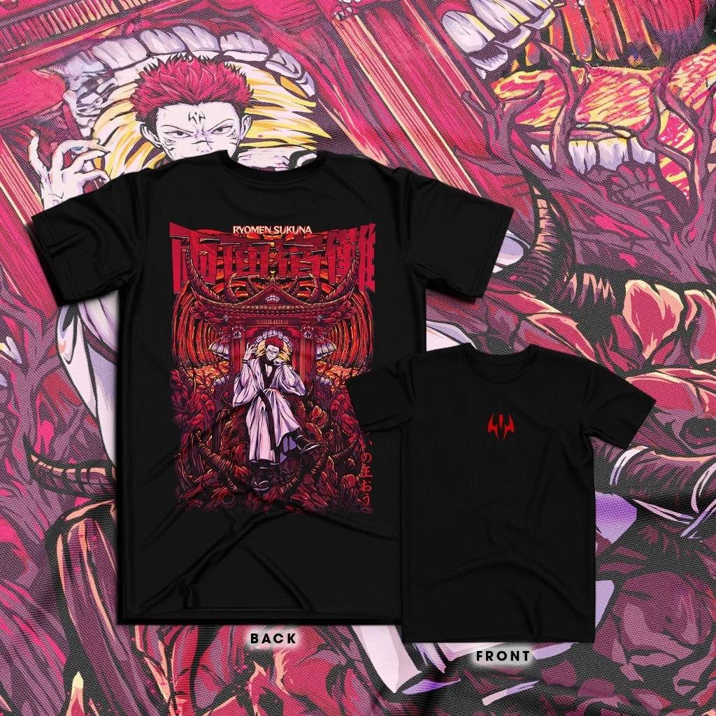 2026 Summer Jujutsu Kaisen Ryomen Sukuna Double Sided Print T-shirt Unisex Oversized Short Sleeve Japanese Temple Anime Tops
2026 Summer Jujutsu Kaisen Ryomen Sukuna Double Sided Print T-shirt Unisex Oversized Short Sleeve Japanese Temple Anime Tops