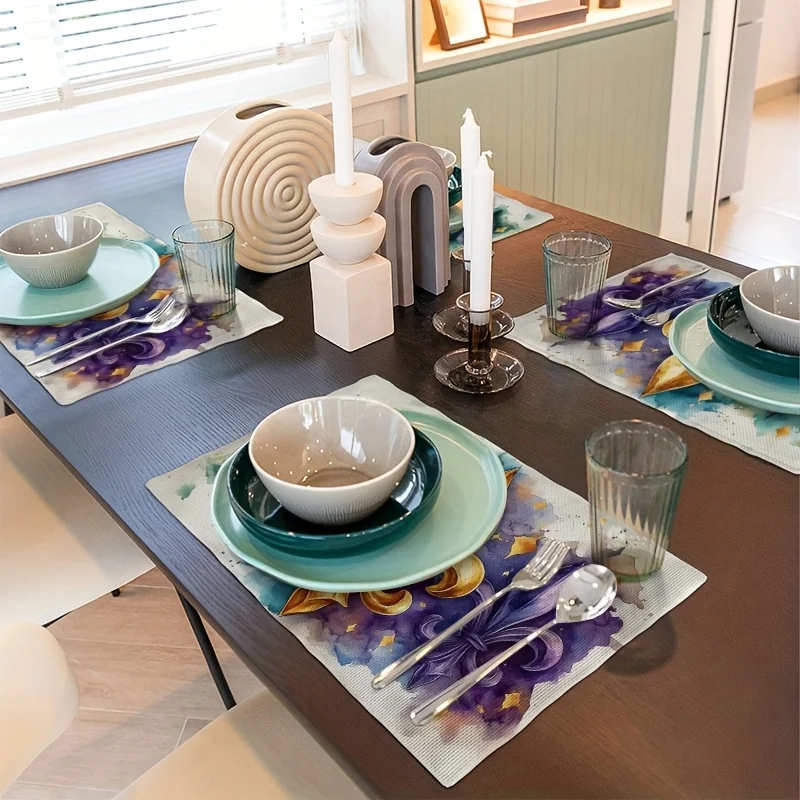 4pcs Art of the Fleur-de-lis Symbol in Placemats Farmhouse Dining Table Place Mats Spring Summer Country Rustic Kitchen Decor Ho
4pcs Art of the Fleur-de-lis Symbol in Placemats Farmhouse Dining Table Place Mats Spring Summer Country Rustic Kitchen Decor Ho