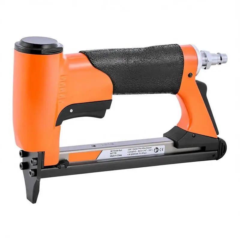 Pneumatic Staple Gun, 21 Gauge Air Upholstery Stapler for 80 Series Fine Wire Staples 1/2" Crown 1/4"-5/8" Length, Max 150PCS Loading Air Staple Gun for Upholstering, Woodworking, DIY Projects
Pneumatic Staple Gun, 21 Gauge Air Upholstery Stapler for 80 Series Fine Wire Staples 1/2" Crown 1/4"-5/8" Length, Max 150PCS Loading Air Staple Gun for Upholstering, Woodworking, DIY Projects