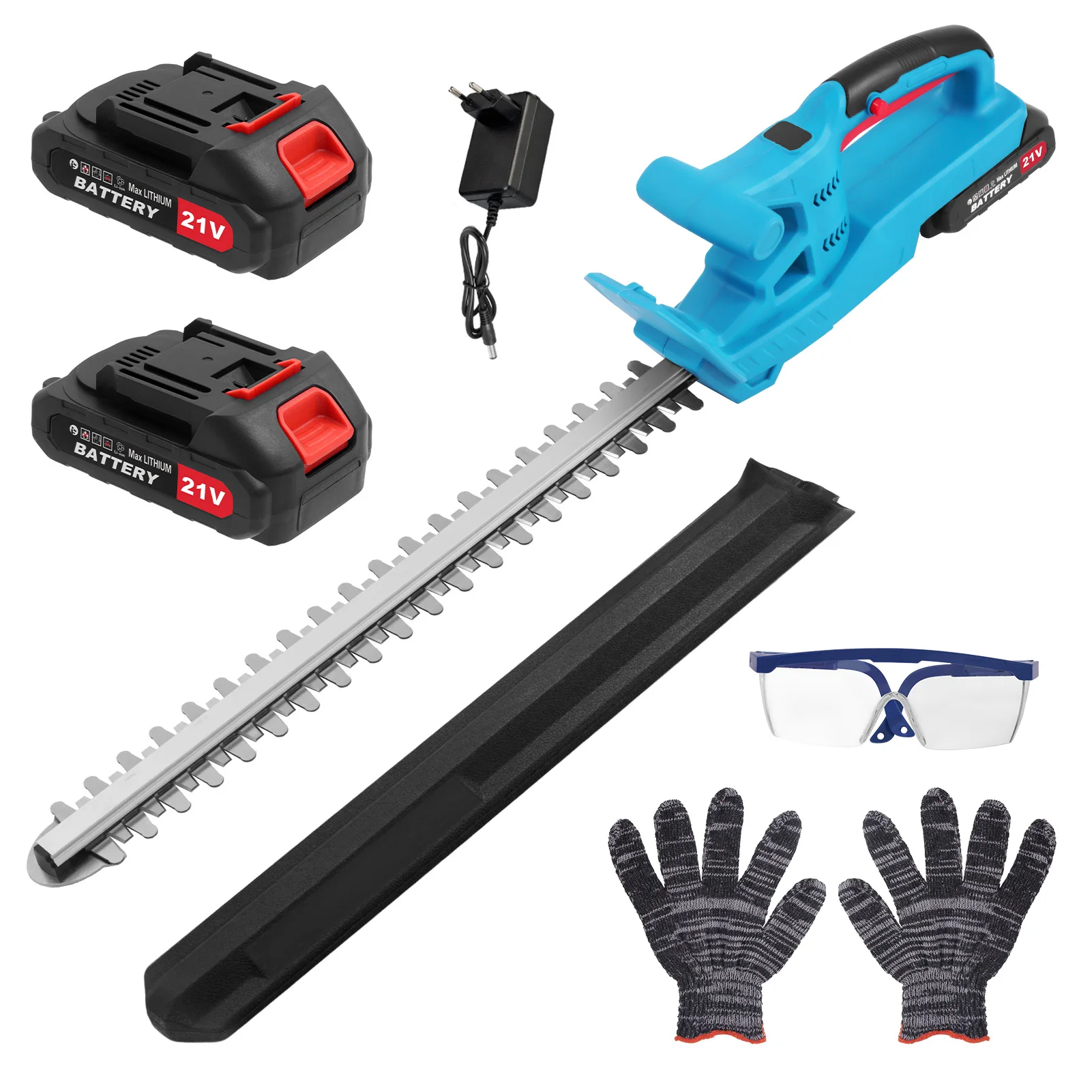 21V Cordless Hedge Trimmer Easy Start 2x1500mAh Battery for Makita with Charger Pruning Saw Lawn Mower Garden Tool Set
21V Cordless Hedge Trimmer Easy Start 2x1500mAh Battery for Makita with Charger Pruning Saw Lawn Mower Garden Tool Set