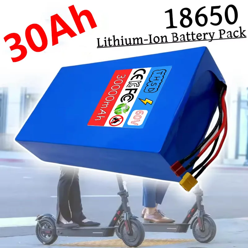 Batterie Li-ion 60V 16S8P 30000mAh, Rechargeable, Haute Capacité 30Ah Avec BMS, Adaptée Au Scooter Électrique
Batterie Li-ion 60V 16S8P 30000mAh, Rechargeable, Haute Capacité 30Ah Avec BMS, Adaptée Au Scooter Électrique