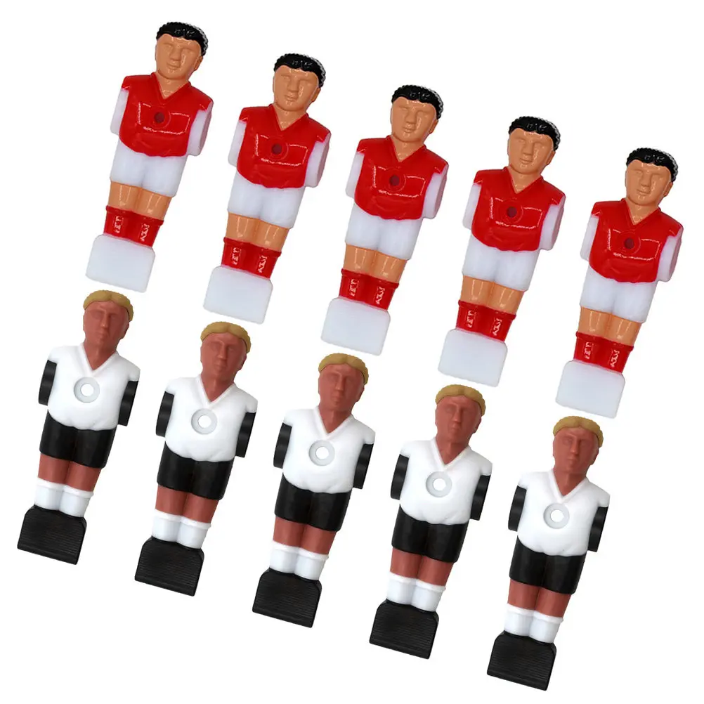 10Pcs Foosball Player Statues Plastic Table Soccer Figures Replacement Accessories for Foosball Table Clear Printed Colors
10Pcs Foosball Player Statues Plastic Table Soccer Figures Replacement Accessories for Foosball Table Clear Printed Colors