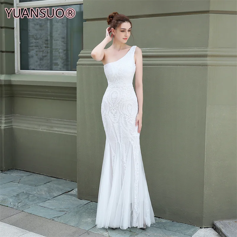 New Sexy White Sequins Mermaid Evening Dresses One-shoulder Dresses For Women Party Vestidos De Fiesta Robe De Soiree De Mariage
New Sexy White Sequins Mermaid Evening Dresses One-shoulder Dresses For Women Party Vestidos De Fiesta Robe De Soiree De Mariage
