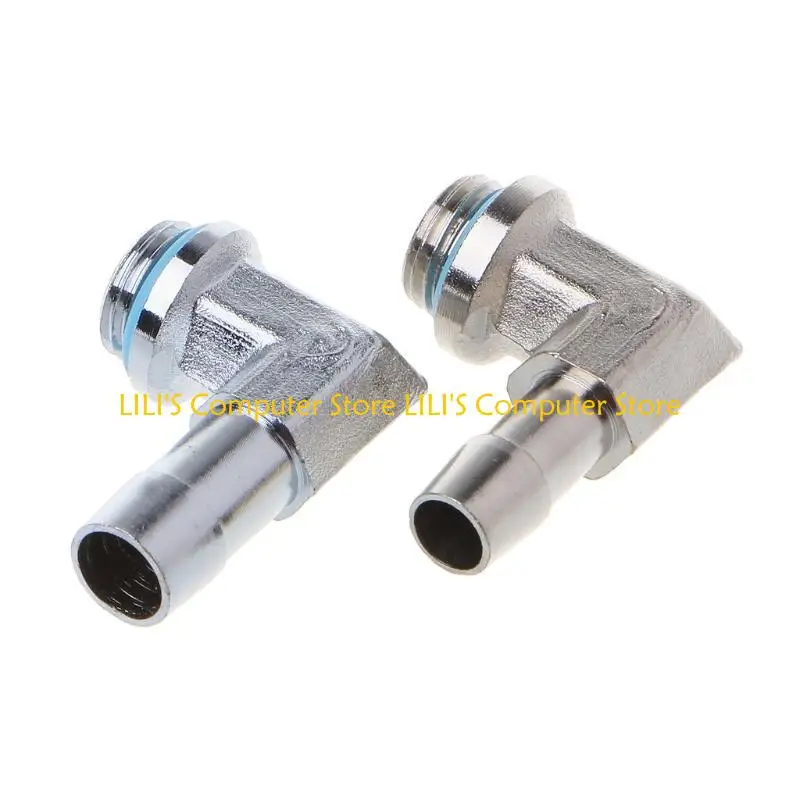 A52B Angled Adapter Hose Fitting 90 Degree G1/4'' For ID 7-8mm/ 9-11mm Tube for PC Water Cooling Gamer DIY Computer for Case
A52B Angled Adapter Hose Fitting 90 Degree G1/4'' For ID 7-8mm/ 9-11mm Tube for PC Water Cooling Gamer DIY Computer for Case