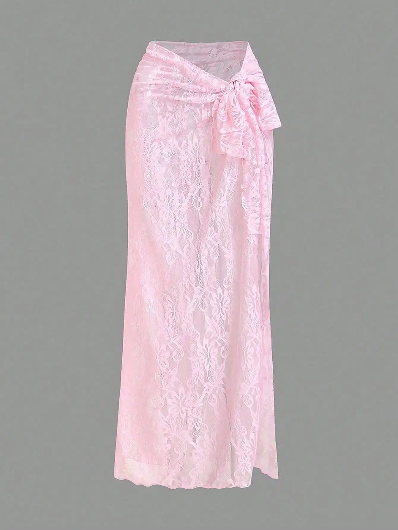 Women White Lace Knotted Waist Sarong Skirt For Beach Summer Vacation
Women White Lace Knotted Waist Sarong Skirt For Beach Summer Vacation