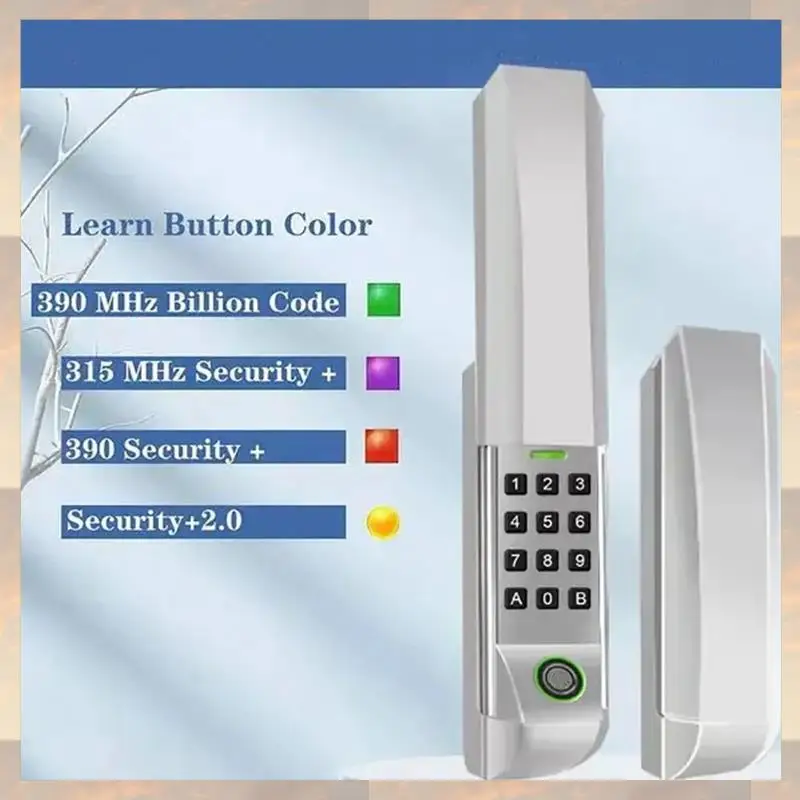 2025 New-Garage Door Keypad Fingerprint Lock 877MAX 315/390MHZ Wireless Keypad Remote Control Garage Door Opener
2025 New-Garage Door Keypad Fingerprint Lock 877MAX 315/390MHZ Wireless Keypad Remote Control Garage Door Opener