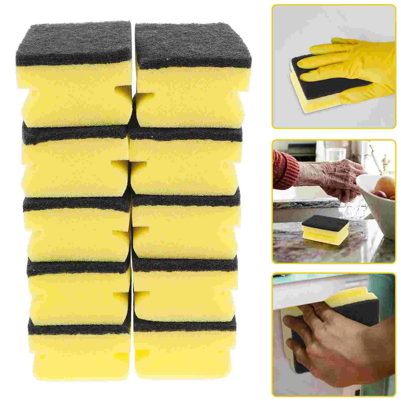 10 Pcs Sponge Scouring Pad Cleaning Supplies for Kitchen Dish Sponges Washing Dishes Scrubber Products CAR
10 Pcs Sponge Scouring Pad Cleaning Supplies for Kitchen Dish Sponges Washing Dishes Scrubber Products CAR