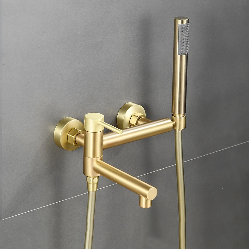 Brass Bathroom Shower Set Bathtub Faucet Handheld Shower Head Set Simple Multi-functional Shower Faucet Hot And Cold Mixed Tap
Brass Bathroom Shower Set Bathtub Faucet Handheld Shower Head Set Simple Multi-functional Shower Faucet Hot And Cold Mixed Tap