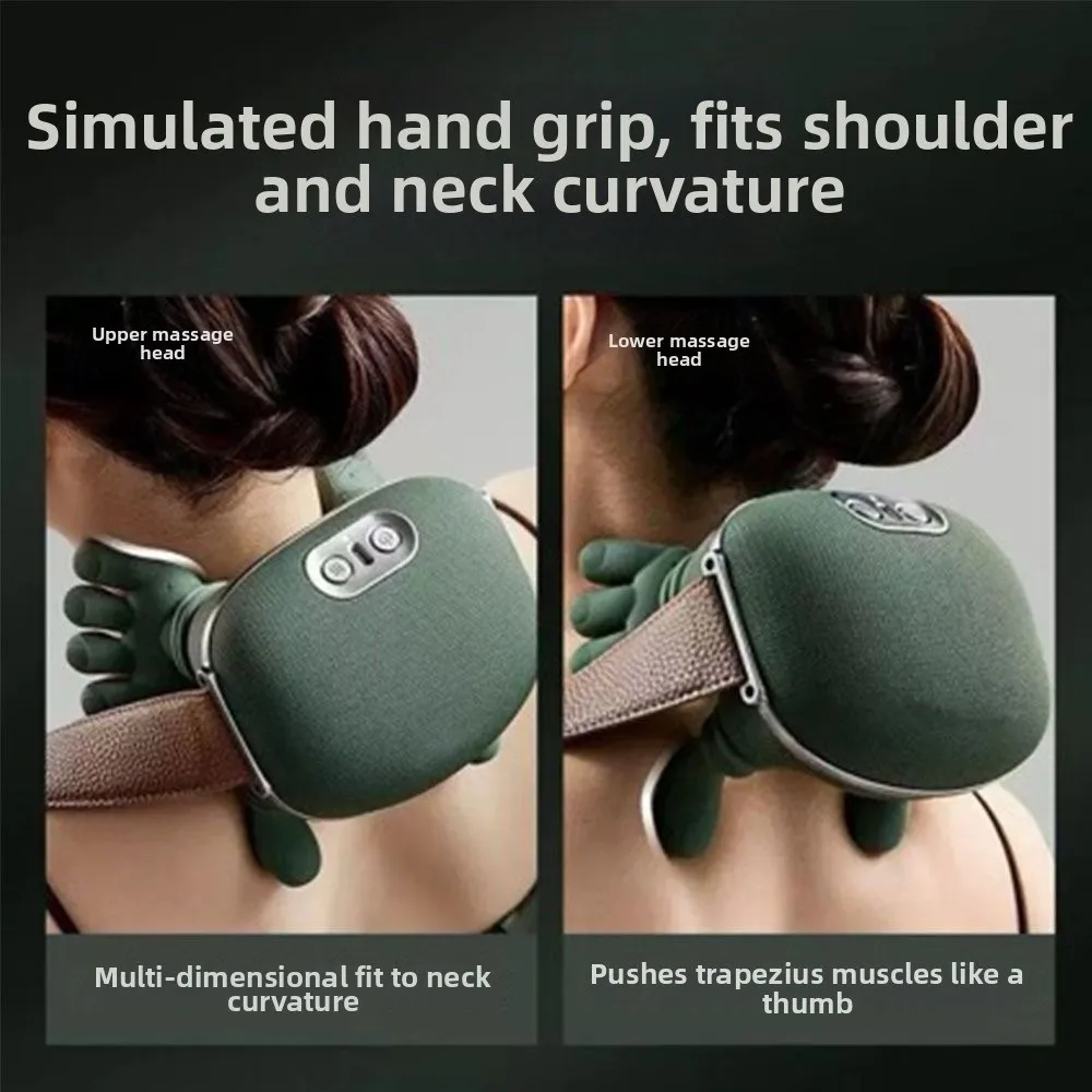 Беспроводной электрический массажер для шеи Bionic Hand с подогревом, 4D-массажем и глубоким воздействием на ткани
Беспроводной электрический массажер для шеи Bionic Hand с подогревом, 4D-массажем и глубоким воздействием на ткани