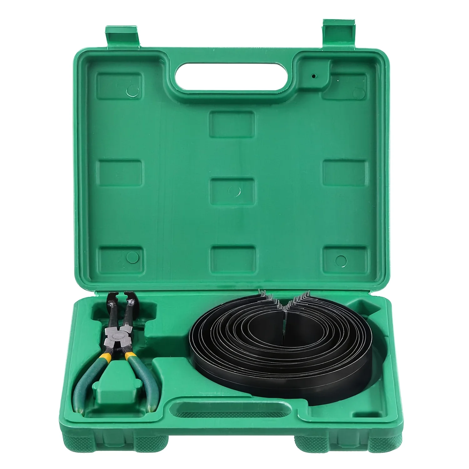 Automotive Engine Piston Ring Compressor Tool Set with 1 Pliers and 14 pcs Piston Rings for Repairing Car Truck Auto Engine
Automotive Engine Piston Ring Compressor Tool Set with 1 Pliers and 14 pcs Piston Rings for Repairing Car Truck Auto Engine