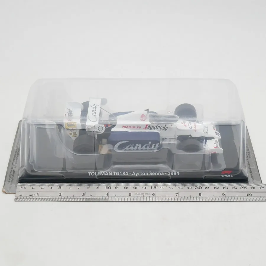Модель гоночного автомобиля F1 Ixo 1:24, масштаб 1984 TG184, литая под давлением, из сплава
Модель гоночного автомобиля F1 Ixo 1:24, масштаб 1984 TG184, литая под давлением, из сплава