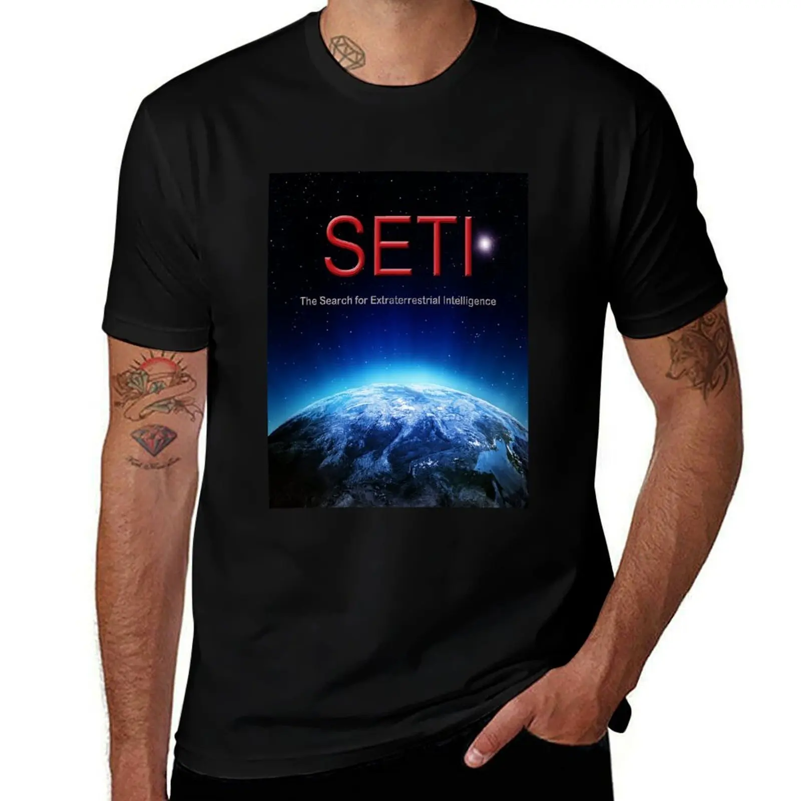 SETI T-Shirt t shirt man casual cotton tshirt 100% T-Shirt
SETI T-Shirt t shirt man casual cotton tshirt 100% T-Shirt