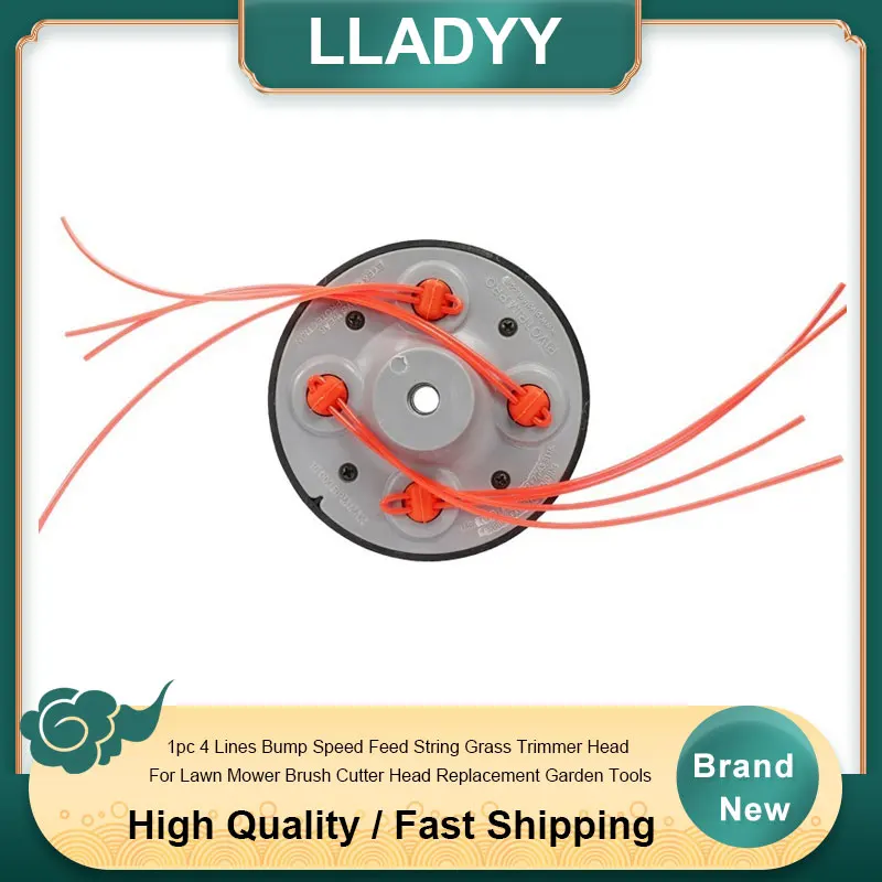 4 Lines Brush Cutter Head Lawn Mower Accessories Cutting Line Head Universal Grass Trimmer Head Garden Grass Replacement Tool 
4 Lines Brush Cutter Head Lawn Mower Accessories Cutting Line Head Universal Grass Trimmer Head Garden Grass Replacement Tool