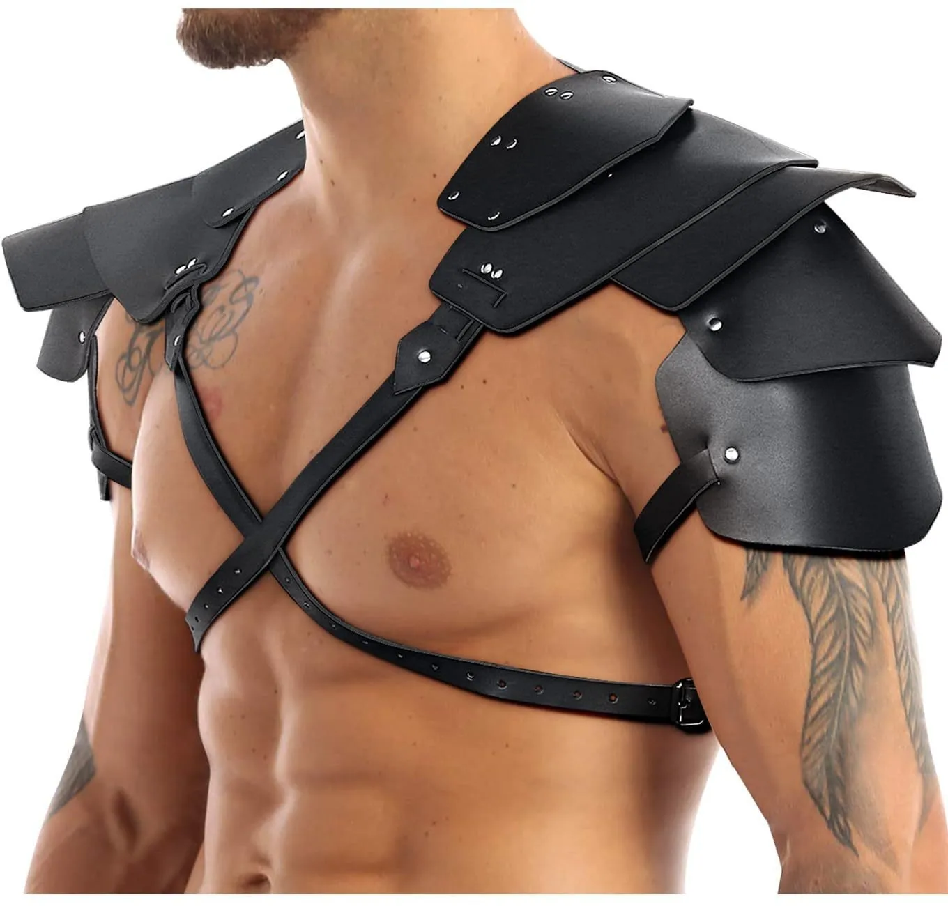 Средневековые доспехи викингов, кожаные плечевые ремни в стиле Ренессанс, аксессуар для косплея, регулируемые ремни, крутая и красивая тема
Средневековые доспехи викингов, кожаные плечевые ремни в стиле Ренессанс, аксессуар для косплея, регулируемые ремни, крутая и красивая тема