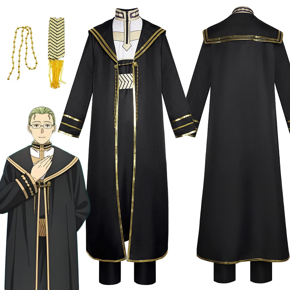 Маскировка Heiter аниме Sousou No Frieren косплей черный халат пальто костюм униформа наряды для взрослых мужчин Хэллоуин карнавал вечерние
Маскировка Heiter аниме Sousou No Frieren косплей черный халат пальто костюм униформа наряды для взрослых мужчин Хэллоуин карнавал вечерние