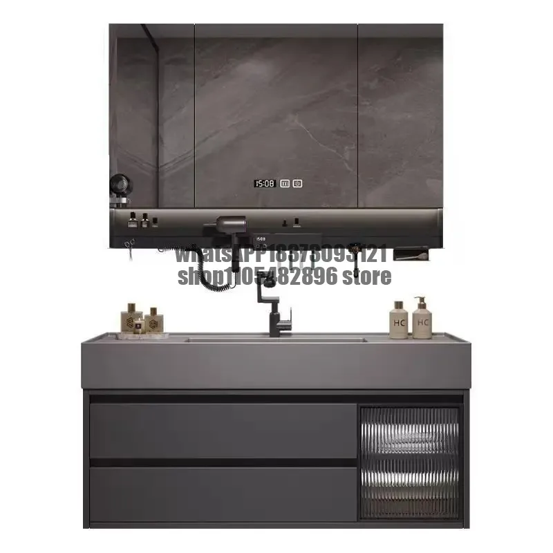 Light luxury rock integrated basin bathroom washbasin cabinet combination modern simple bathroom washbasin
Light luxury rock integrated basin bathroom washbasin cabinet combination modern simple bathroom washbasin