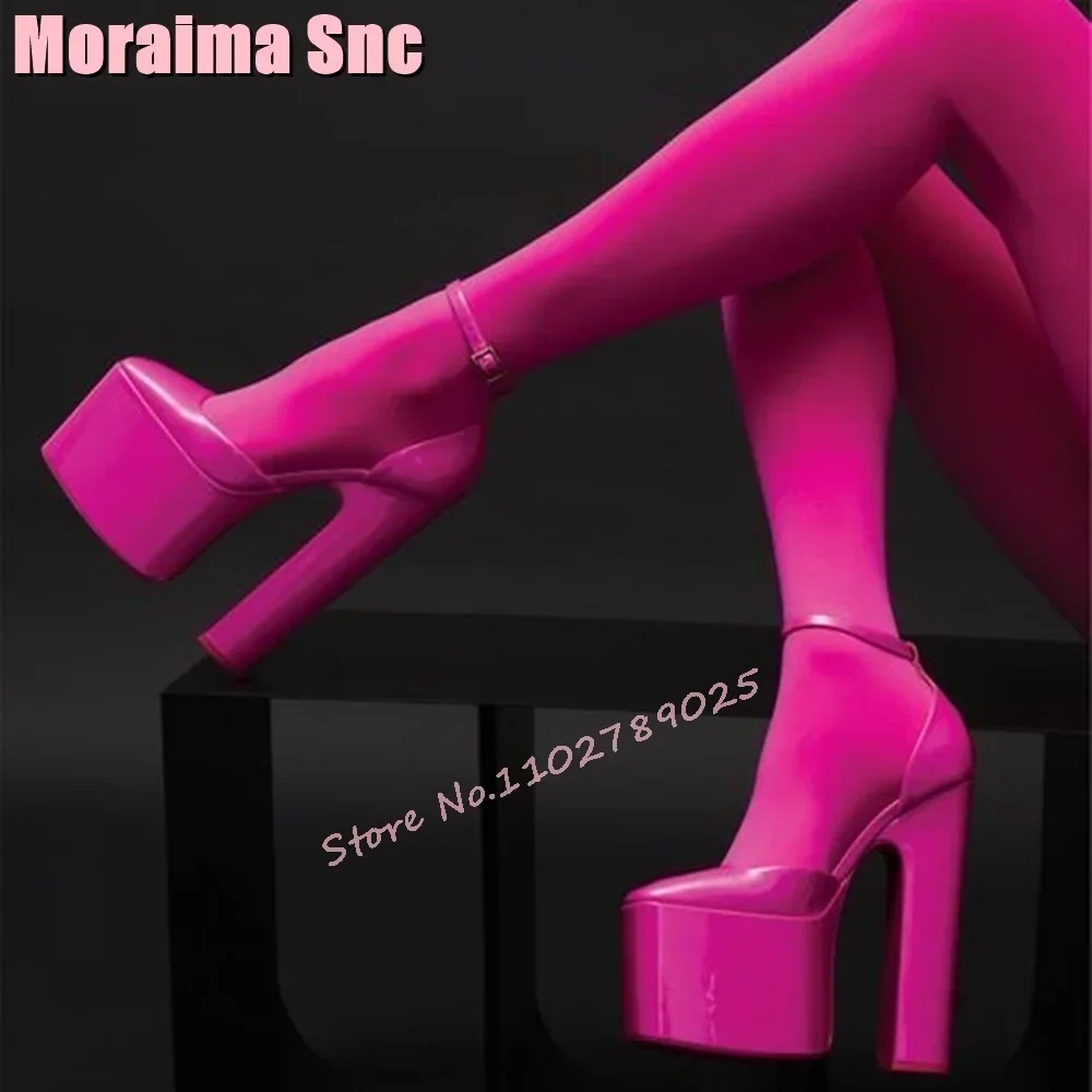 Sexy Super High Platform Pumps Square Toe Block Chunky Heel Patent Leather Fashion Runway Women Shoes Summer 2024 New Rosy Red
Sexy Super High Platform Pumps Square Toe Block Chunky Heel Patent Leather Fashion Runway Women Shoes Summer 2024 New Rosy Red