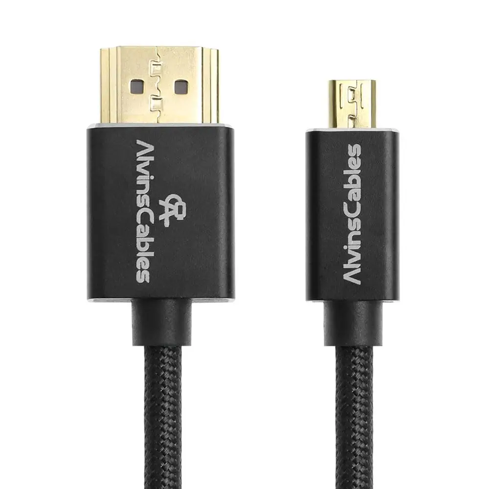 Alvin's Cables 8K 2.1 Спиральный кабель Micro HDMI-HDMI для Atomos Ninja V, высокоскоростной HDMI-кабель 8K@60Hz 4K@60Hz для Sony A7RIII
Alvin's Cables 8K 2.1 Спиральный кабель Micro HDMI-HDMI для Atomos Ninja V, высокоскоростной HDMI-кабель 8K@60Hz 4K@60Hz для Sony A7RIII