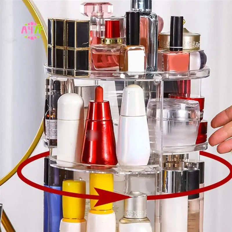 A47F-Rotating Makeup Organizer,360° Degree Spinning Make Up Stand,Large Capacity Clear Cosmetic Organizer,Adjustable Display
A47F-Rotating Makeup Organizer,360° Degree Spinning Make Up Stand,Large Capacity Clear Cosmetic Organizer,Adjustable Display