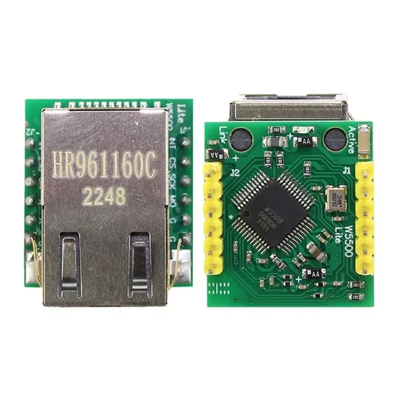 W5500 Ethernet Module SPI Interface Hardware TCP IP Protocol Stack for 51 STM32 Arduino IoT Networking
W5500 Ethernet Module SPI Interface Hardware TCP IP Protocol Stack for 51 STM32 Arduino IoT Networking