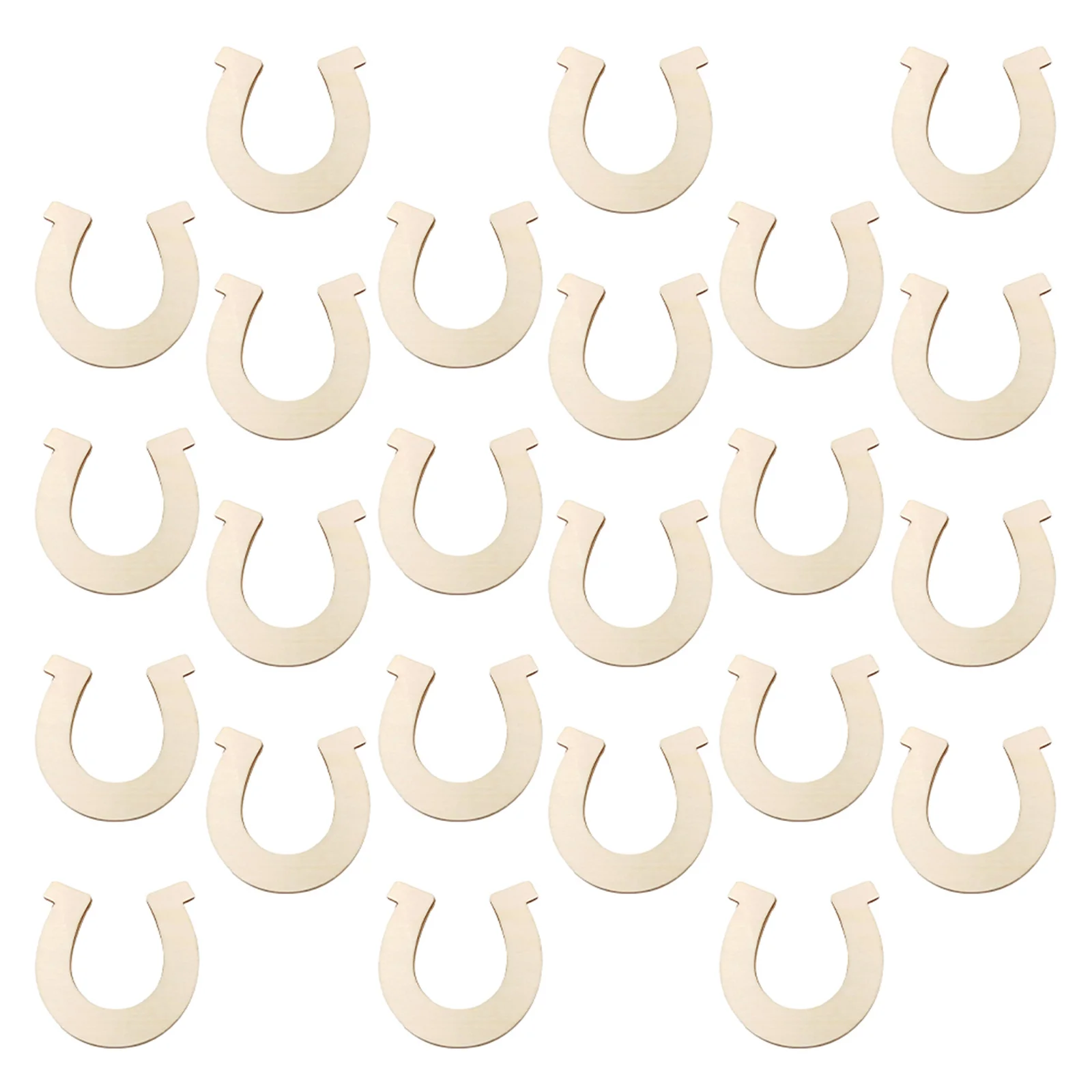 24Pcs DIY Eco-Friendly Wooden Horseshoe Cutouts Unfinished Natural Wood Chips Perfect for Painting Home Decor Room Ornament
24Pcs DIY Eco-Friendly Wooden Horseshoe Cutouts Unfinished Natural Wood Chips Perfect for Painting Home Decor Room Ornament