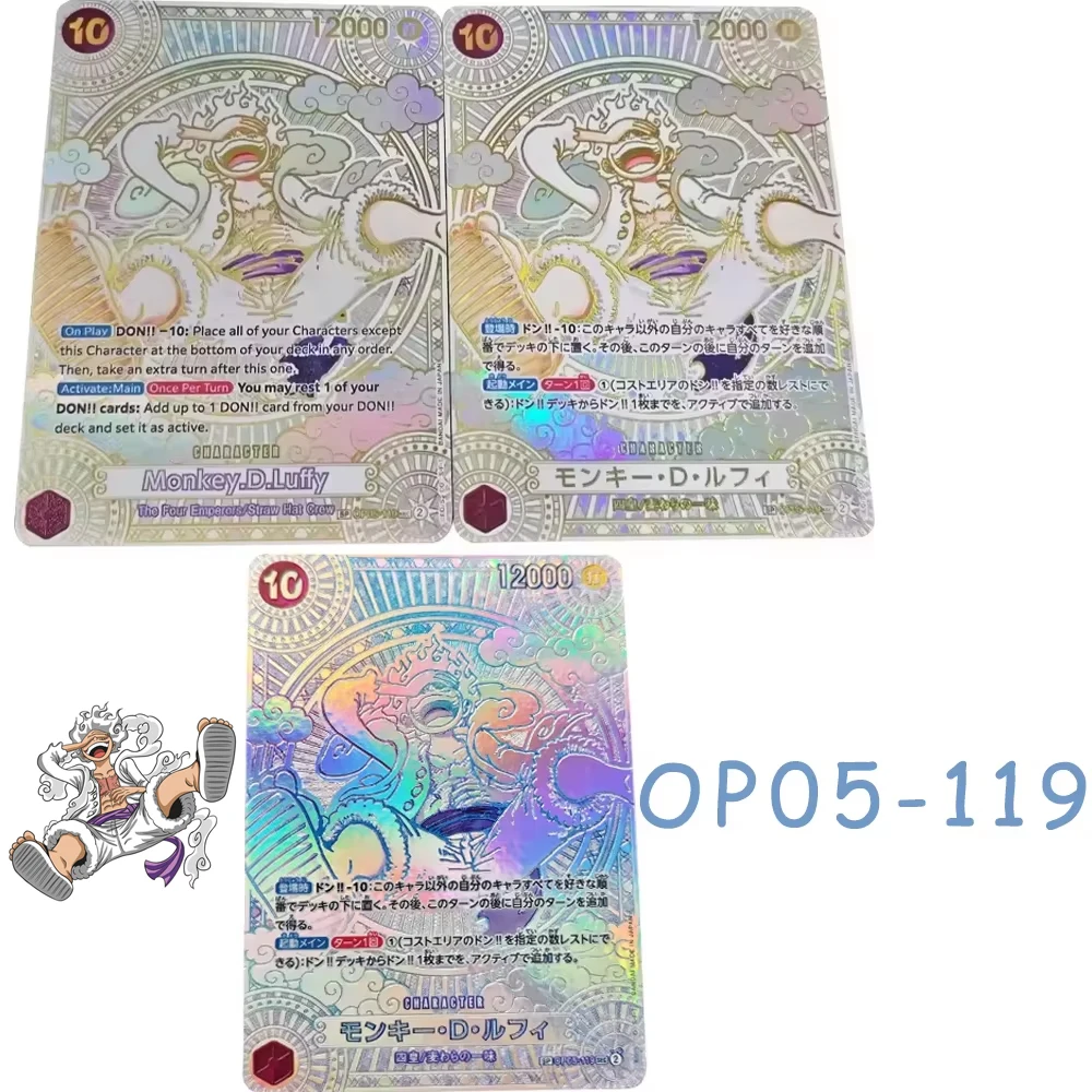 OP05-119 OP11 SP SEC ONE PIECE Collection Card Luffy Parallel Gold 3rd Anniversary ENGLISH Textured Embossed Card Child Gifts
OP05-119 OP11 SP SEC ONE PIECE Collection Card Luffy Parallel Gold 3rd Anniversary ENGLISH Textured Embossed Card Child Gifts