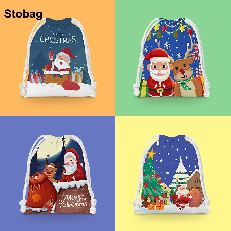 StoBag 5pcs Merry Christmas Cotton Bag Drawstring Small Large Gift Storage Packaging Bundle Pocket Kids Child Pouch Party Favor
StoBag 5pcs Merry Christmas Cotton Bag Drawstring Small Large Gift Storage Packaging Bundle Pocket Kids Child Pouch Party Favor