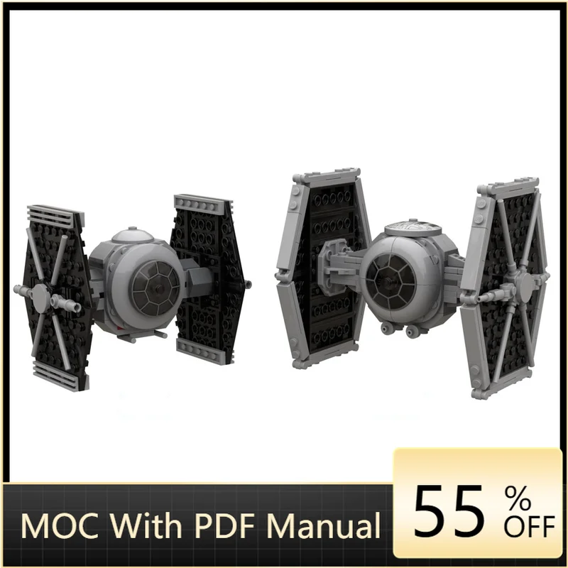 245 PCS MOC Star Battle Series Twin Ion Engine Fighter Model Building Block Technology Assembly Creative DIY Toy Birthday Gift
245 PCS MOC Star Battle Series Twin Ion Engine Fighter Model Building Block Technology Assembly Creative DIY Toy Birthday Gift