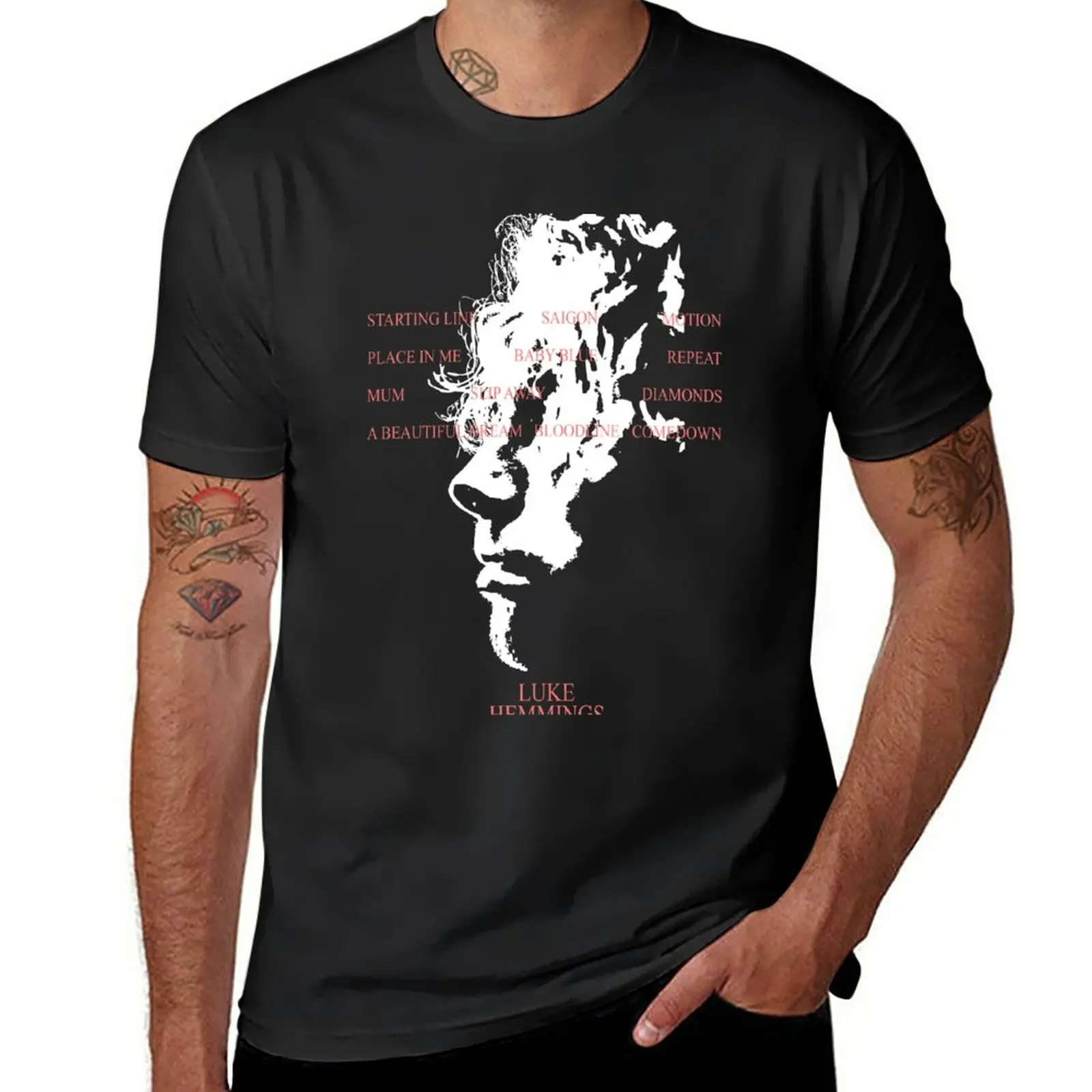 New Luke Hemmings Merch Album T-Shirt hippie clothes tees summer tops mens t shirts
New Luke Hemmings Merch Album T-Shirt hippie clothes tees summer tops mens t shirts