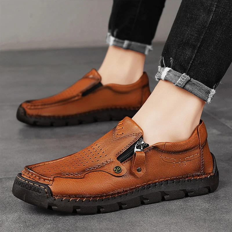 21/5000 Men's breathable casual Italian driving shoes / Men's leather handcrafted sandals
21/5000 Men's breathable casual Italian driving shoes / Men's leather handcrafted sandals
