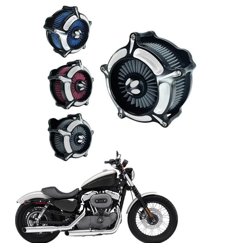 Для Harley Sportster XL 883 XL 1200 Dyna Softail Touring Electra Glide Фильтр Мотоциклетная часть Турбинный воздухоочиститель Комплект с ЧПУ
Для Harley Sportster XL 883 XL 1200 Dyna Softail Touring Electra Glide Фильтр Мотоциклетная часть Турбинный воздухоочиститель Комплект с ЧПУ