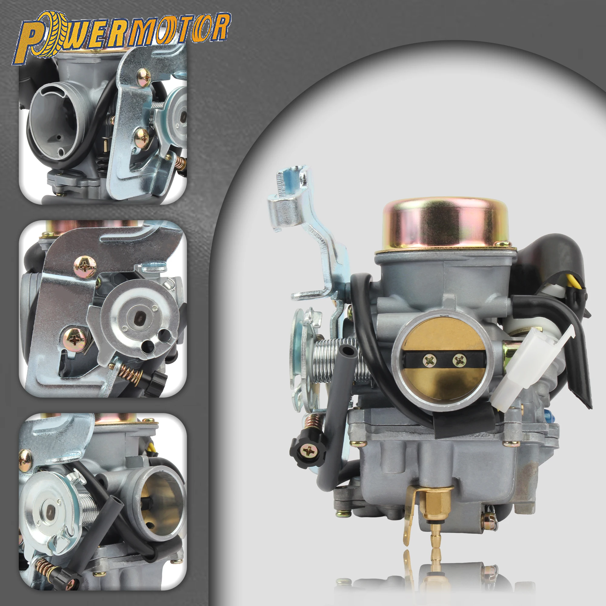 PD30J 30mm Motorcycle Metal Carburetor For GY6 Honda CN250 CF250 Helix 250 150cc 200cc 250cc Scooter Motocross Modified Parts
PD30J 30mm Motorcycle Metal Carburetor For GY6 Honda CN250 CF250 Helix 250 150cc 200cc 250cc Scooter Motocross Modified Parts