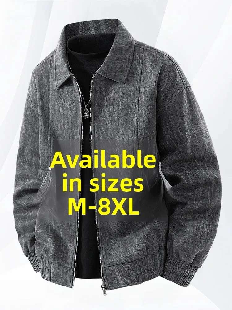 plus Size Casual Collared Jaet Men's Spring Autumn Loose Fit Faionable Brand plus Size Extra Large Fat Casual Top
plus Size Casual Collared Jaet Men's Spring Autumn Loose Fit Faionable Brand plus Size Extra Large Fat Casual Top